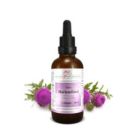 Milk Thistle Tincture, 50 ml, Silybum Marianum Drops (1:4 Extract), Premium Quality, Made in Austria, Dietary Supplement, Vegan