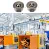 JECOMPRIS 2sets Roller Ball Transfer Bearings Stainless Steel Rotation Ball