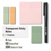Mr. Pen- Pastel Transparent Sticky Notes, 200 pcs, Bible Sticky