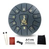 ModouString Steel Tongue Drum, 6 Inches 11 Notes Rain Drum