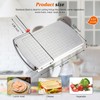 DGLOZE Cheese Slicer Cutter, Stainless Steel Cheese Cutter Board with