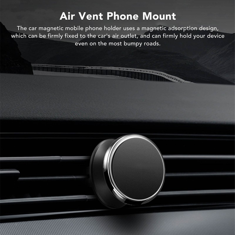 Car Magnetic Phone Holder 360 Degrees Adjustable Strong Magnet Air