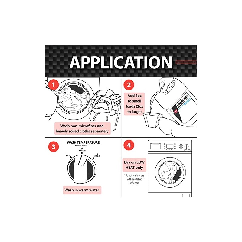 Malco Microfiber Refresh Concentrated Detergent – Heavy-Duty Microfiber Towel Cleaner/Specifically