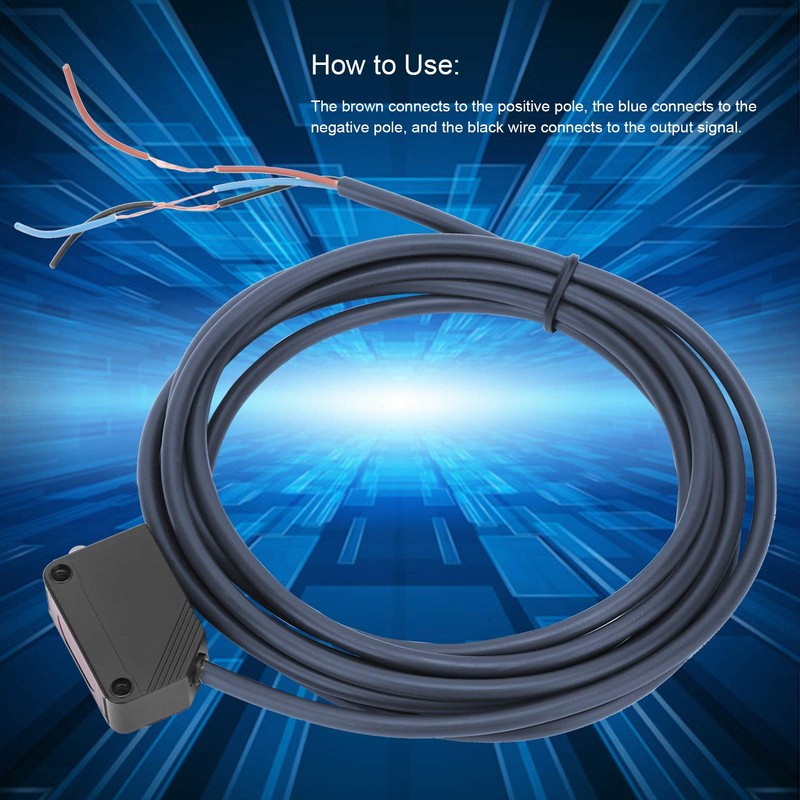 Infrared Light Barrier, Square Proximity Switch, DC 12-24 V, Disposable