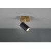 Trio Leuchten Marley 802400180 Spotlight Metal Black Matt / Brass