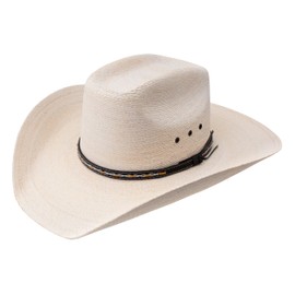 Stetson SSSQRE-7940 Square Eyelets Reg Oval Hat (US, Numeric, 7 1/8, Natural)