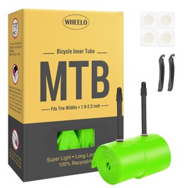 MOHEGIA MTB TPU Tube, 26-Inch, 2.8 oz (80 g), Ultra Lightweight, 26 x 1.9 - 2.5 inches Inner Tube, Presta Valve Length, 1.9 inches (48 mm), Mountain Bike Bicycle Tube + Tire Levers + Repair Kit +