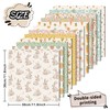 JarThenaAMCS 24 Sheets Easter Pattern Paper Bunny Rabbit Egg Floral