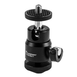 Flashpoint Lightweight Mini Ball Head with Lock and Cold Shoe