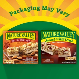 Nature Valley Sweet & Salty Nut Granola Bars, Almond, 6 Count