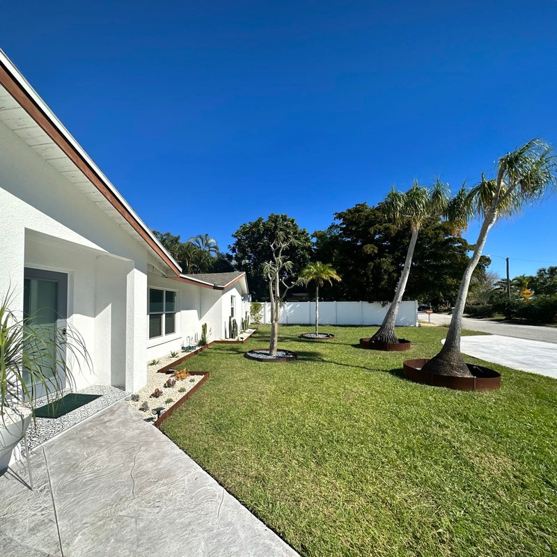 Circular Tree Ring Edging Kit - COR-Ten Steel - Landscape