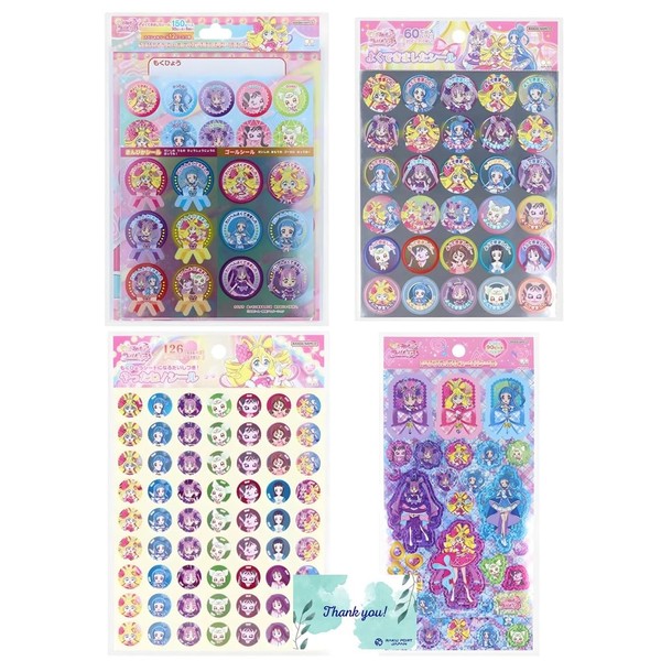 Sunstar Stationery Kimi to Idol Pretty Cure Sticker Set of