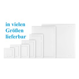 DT 13 Inspection Flap White 20 x 25 cm ABS Plastic 200 x 250 mm Inspection Door Revision Maintenance Door Maintenance Cleaning Flap Maintenance Opening