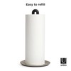 umbra キッチン ペーパーホルダー キッチン収納 キッチンペーパー ペーパースタンド 縦置き 省スペース φ175×H310mm アンブラ