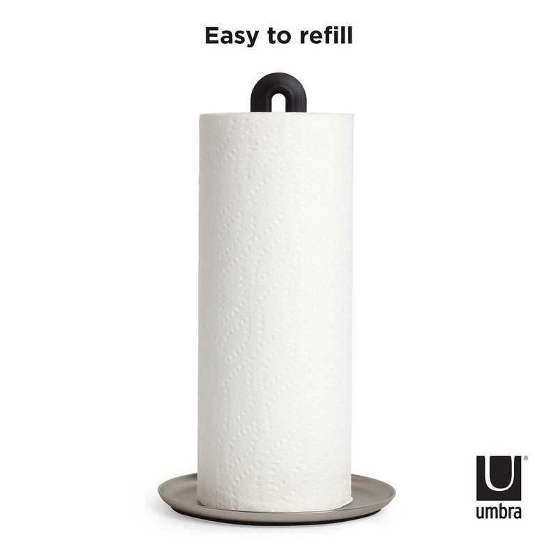 umbra キッチン ペーパーホルダー キッチン収納 キッチンペーパー ペーパースタンド 縦置き 省スペース φ175×H310mm アンブラ