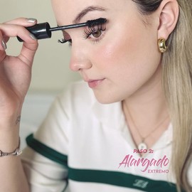 AVELINA COSMETICS - Iconic Dúo. Máscara de pestañas waterproof Volúmen Intenso y Alargado Extremo. Diseñado para alargar tus pestañas al máximo.