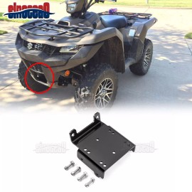 SI Heavy Duty Steel ATV Winch Mounting Bracket For Suzuki King Quad 450/500/700/75