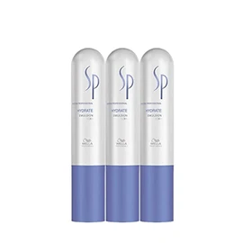 Wella SP Hydrate Emulsion 3 x 50 ml normales bis trockenes Haar System Professional Care Schaum-Kur