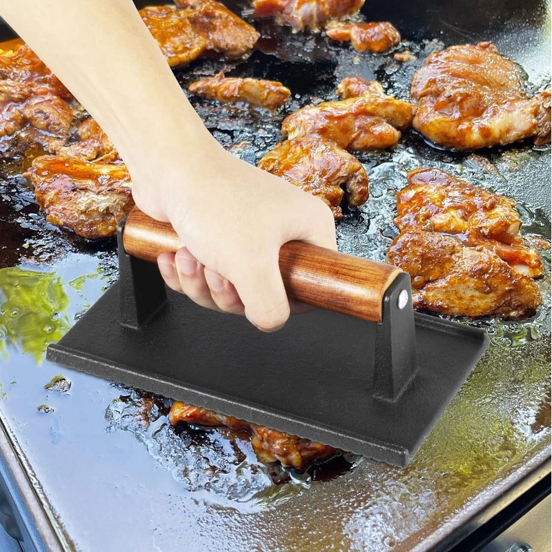 14 Inch Rectangular Melting Dome & Grill Press Kit for