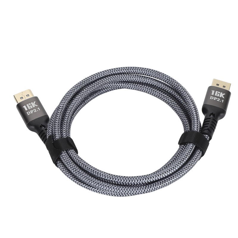 DisplayPort 2.1 Cable 16K 30Hz 40Gbps 3D Dynamic HDR Male