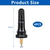 VZU 4PCS TPMS Tyre Valve Stems, TPMS Valve Stem Tyre