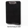 Business Source 37513 Clipboard With Storage, Black Plastic, 13-3/8 x