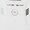Monoxide Detector Easy Mounting Test Hush Button Dual Sensors Battery