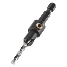 Trend Snappy 9.5mm TCT Countersink with Adjustable 4mm HSS Drill, Fast Swap Accessory, SNAP/CS/4MMTC