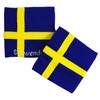 sportfanshop24 Sweden Sweatband/Wristband/Wrist Band, 1 Piece, Very Good Quality