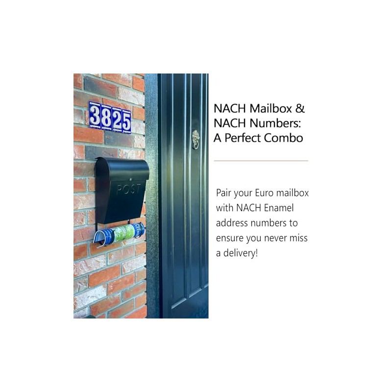 NACH. Buzón de correo con soporte para periódico., MB-44765
