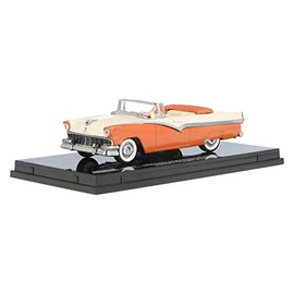 [bitesu] (1/43) Ford Fairlane o-punkoba-tiburu 56 Orange/White (36277)