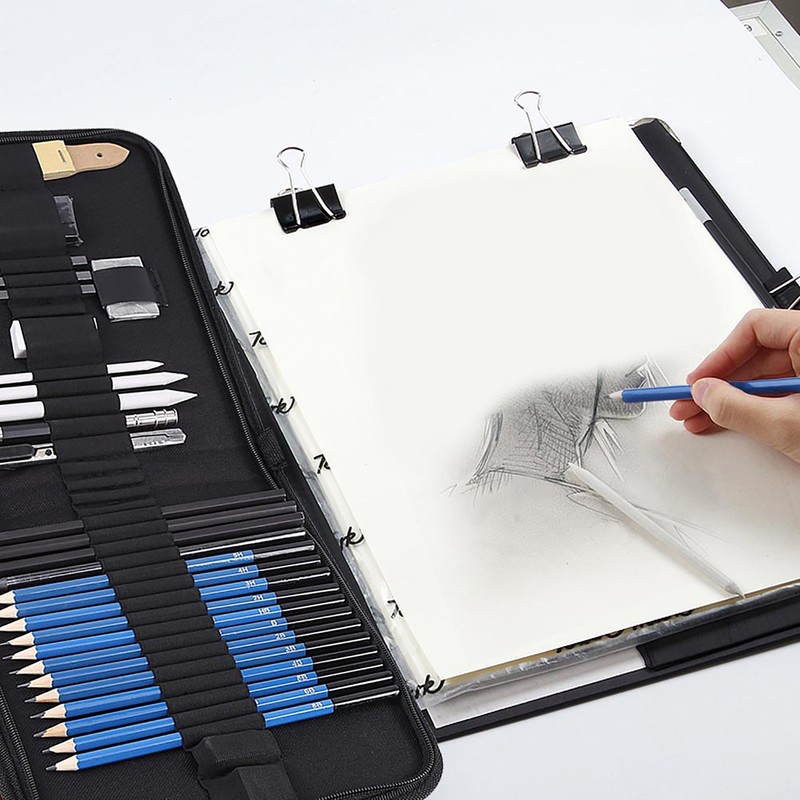 33pcs H&amp;B Sketching Pencils Drawing and Sketch Kit Set with