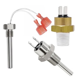 42002-0024S Stack Flue Sensor 42001-0063S High Limit Switch and 42001-0053S Heater Thermistor Fit for Pentair MasterTemp, Sta-Rite, Max-E-Therm SR200 SR333 SR400 Pool & SPA Heater Electrical Systems