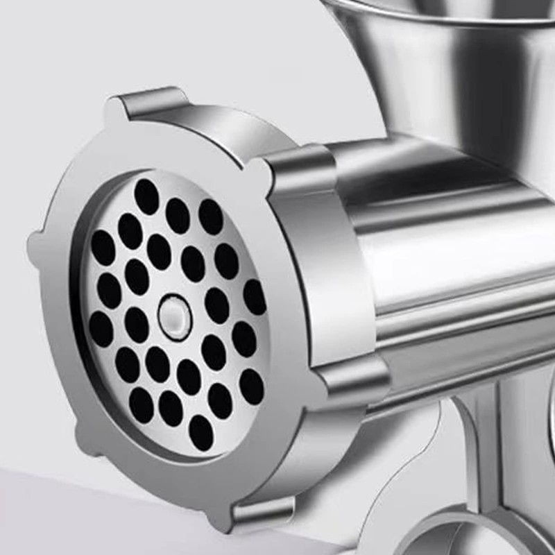 Manual Meat Grinder, Stainless Steel Blade Spiral Shaft Multifunctional Meat