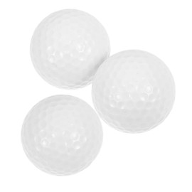 Totority 3Pcs Dual Layer Soft Golf Balls for Practice Durable Indoor and Outdoor Training Balls with Improved Elasticity for Men and Women Backyard Golf Training