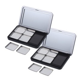 CORHAD Diy Eyeshadow Palette Makeup Organizer Eyeshadow Containers Blush Lipstick Storage Case Compact Organiser