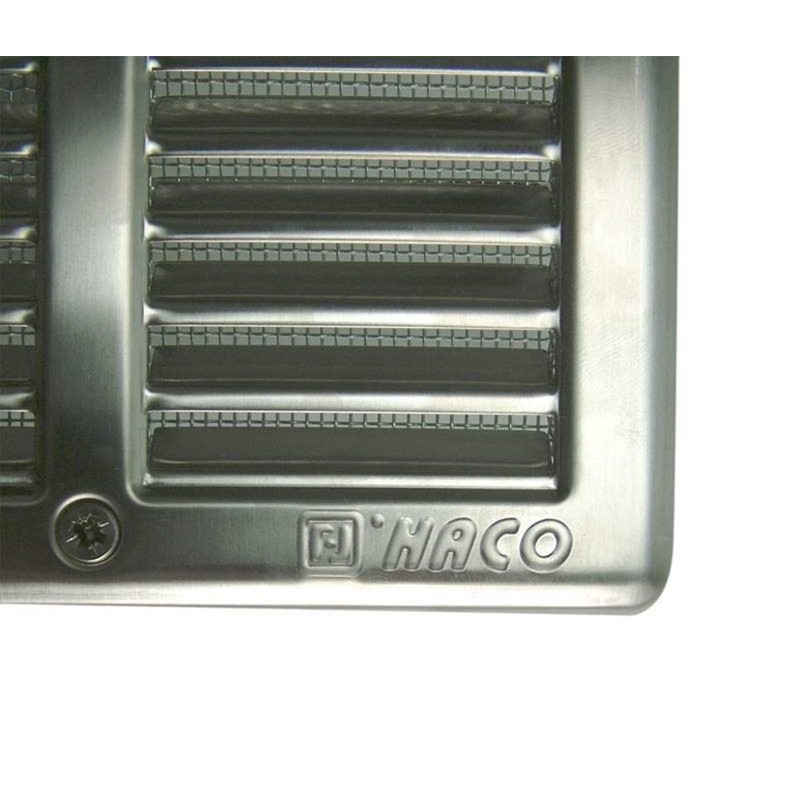 Stainless Steel Ventilation Grille 200 x 200 mm with Slats