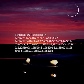 12-559-02-S Fuel Pump Kit for Kohler CH11-CH16 CV11-CV16 CH410 11-16 HP Engine Replace OE 12 559 01-S 12 559 02-S