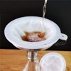 IAXSEE 5-Inch Stainless Steel Funnel with Fine Mesh Strainer, 200