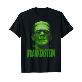 Universal Monsters Frankenstein Dark Portrait T-Shirt