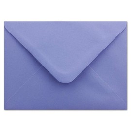 Colours-4-YOU Glüxx-Agent Series DIN C5 Envelopes 16.2 x 22.7 cm 100 g/m² Wet Seal with Pointed Flap Pack of 50 Purple