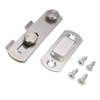 Gasea 6 Packs Stainless Steel Gate Latches Bar Latch Safety