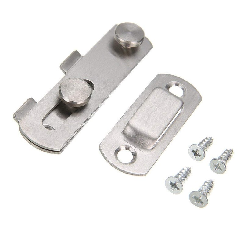 Gasea 6 Packs Stainless Steel Gate Latches Bar Latch Safety