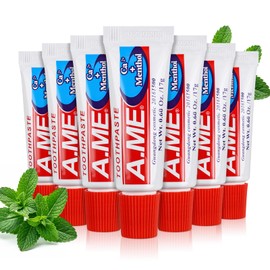 Toothpaste Bulk Travel Size, Disposable Small Travel Portable Mini Compact Pocket Size Toothpaste for Bad Breath, Vacation/Hotel/Camping Shelter/Homeless/Nursing Home/Charity 0.6 oz/ 17g (30 Tubes)