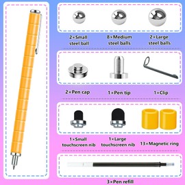 Fidget Pen- Gift for Teenage Boys Girls Aged 8 9 10 11 12 13 14 15 Years Old Fidget Anxiety Relief Toy Birthday Gifts Cool Stuff Things Gadgets for Men Women Dad Son