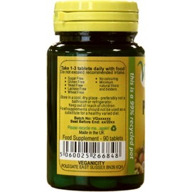 Veganicity Potassium 100mg : Bone & Joint Health Supplement : 90 Tablets, in a Planet-Friendly 99% Recycled Pot