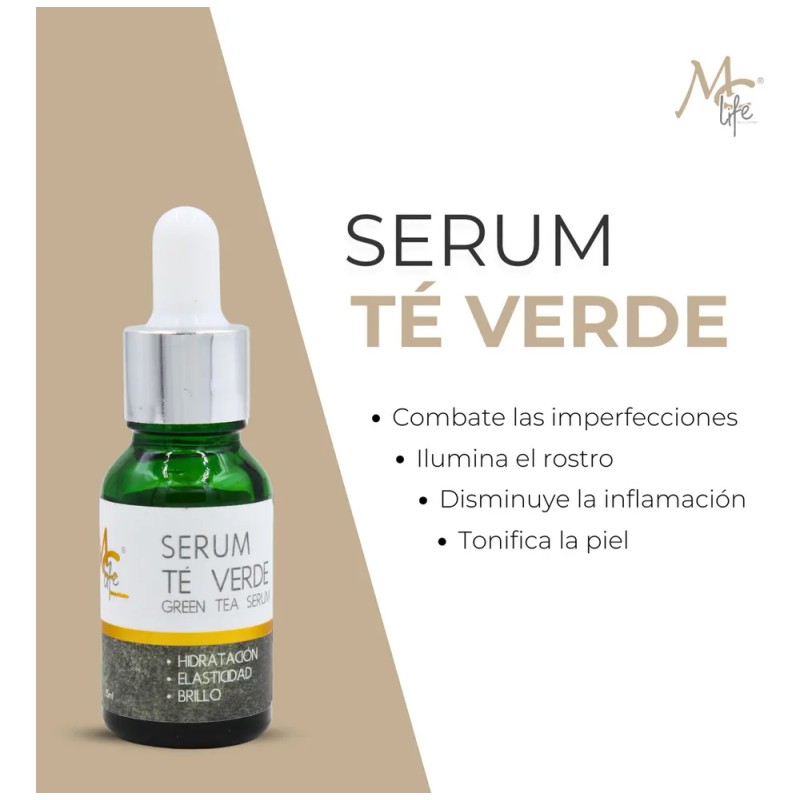 Serum T Verde Mc Life Anti Acn Hidratante 15 Ml