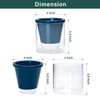 D'vine Dev 4 Inch Design Self Watering Planter for Indoor