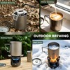 THTYBROS Alcohol Stove Set with Foldable Stand Camping Stove