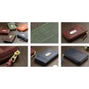 Avies Vintage Wax Leather, Genuine Leather, Pass Case, Card Case,